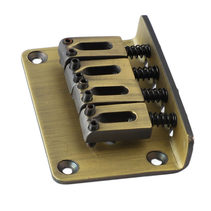 4 String Guitar Bridge Ukulele Bass Metal Bridge Replacement for