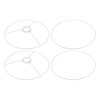 sourcing map Lamp Shade Ring, 300mm Dia. Lampshade Holder Frame