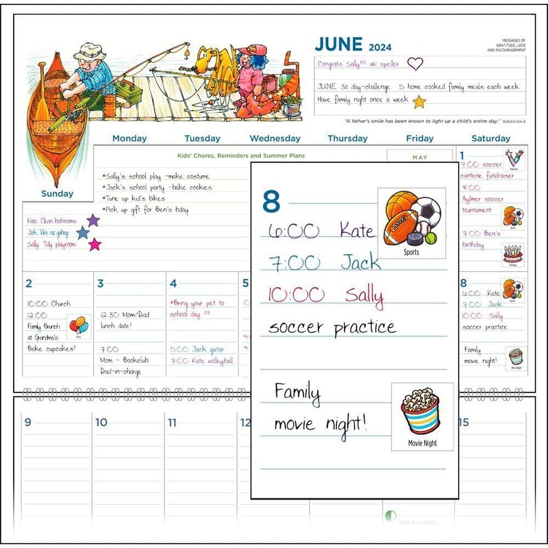 2025 More Time Moms Family ORGANIZER WALL CALENDAR