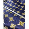 Navy, gold & black Ankara
