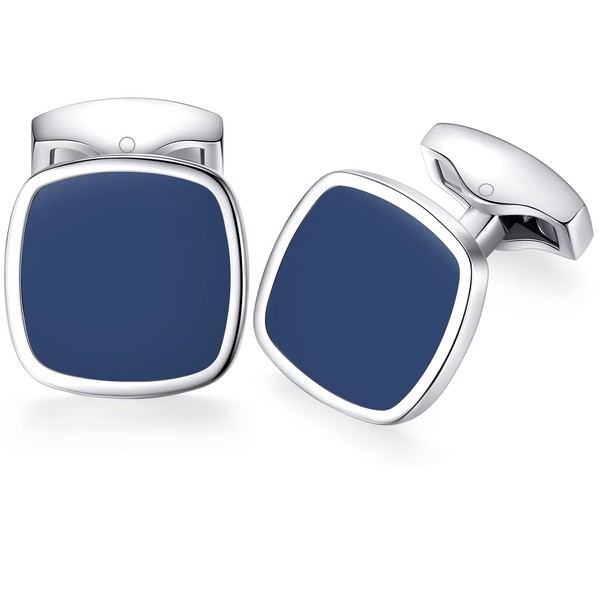 HONEY BEAR Men's Square Cufflinks Wedding Cufflinks Cuff Links, Copper,