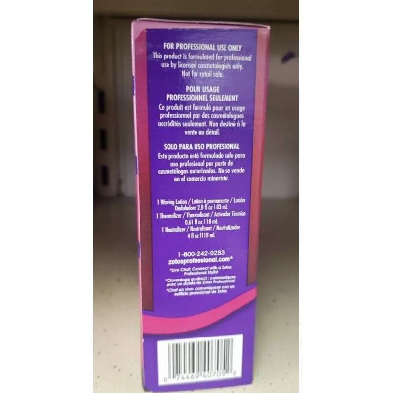 Zotos Feels So Lively Tinted Alkaline Perm