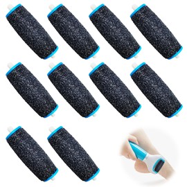 10 Stück Pediküre Fußpflege Set Kompatibel mit Scholl Hornhautentferner Ersatzrollen, Rollen für Scholl Ersatzrollen - Extra Grob für Velvet Smooth, Ideal für Hornhautentferner und Fußpflege