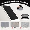 TYUU Black Bathroom Rug, Ultra Soft Bath Rugs Non Slip