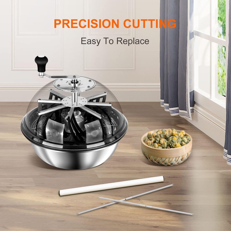 iPower 19inch Trimmer Leaf Bowl Blades Twisted Spin Cut, Sharp