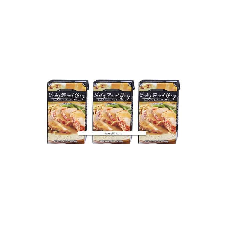 Turkey Gravy by Trader Joes 17.6 oz, Pack of 3