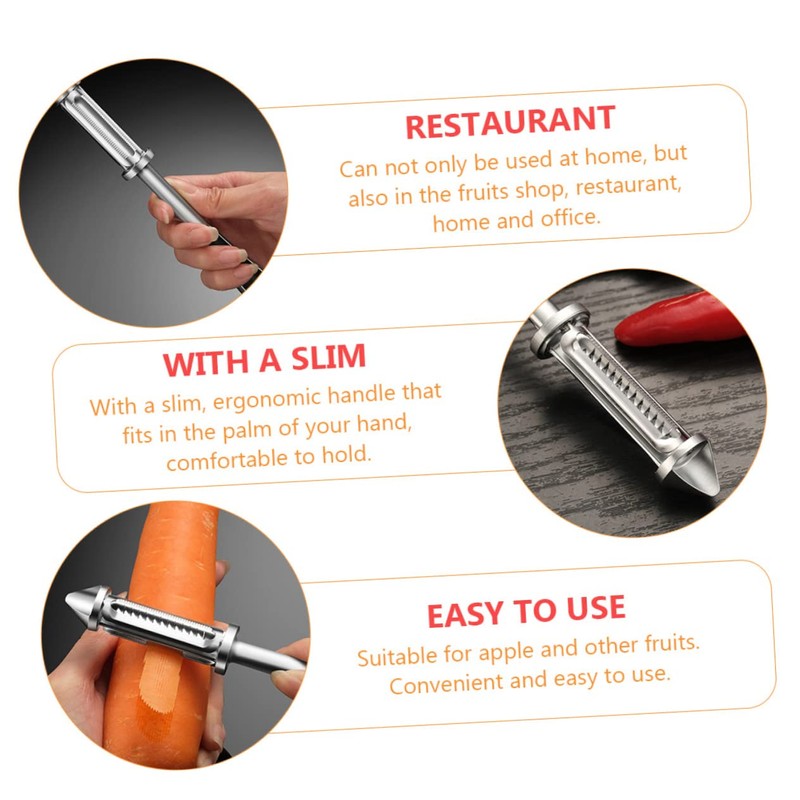CIYODO Ergonomic Handle Zinc Alloy Peeler Carrot Cucumber Fruit Peeler