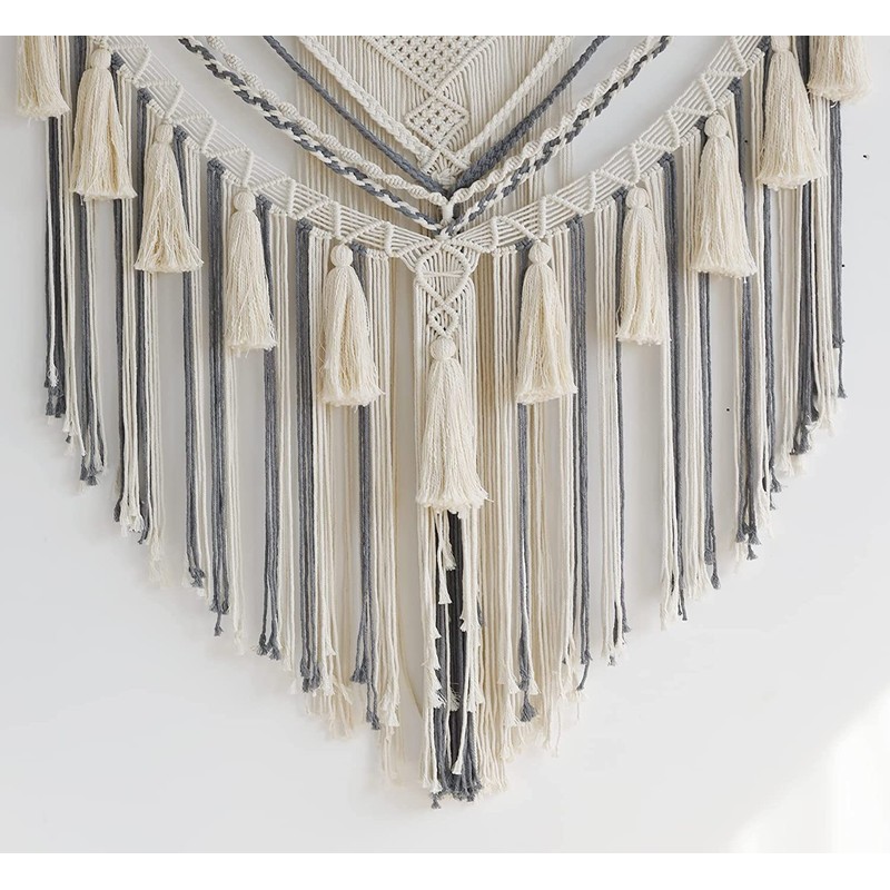 Fashionstorm Macrame Wall Hanging Large Wall Tapestry Woven Boho Tapestry
