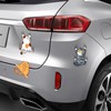 CYNOSURETECH 9 Pieces Funny Cat Car Stickers, Multicolor, Cartoon Style,