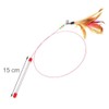 SLSON Feather Teaser Cat Toy, Interactive Cat Catcher and Exerciser