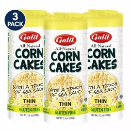 Galil Passover Corn Cakes, 3.1 oz. (3 Pack)
