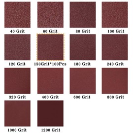 SPEEDWOX 100pc 2 inch Sanding Discs Hook and Loop Sandpaper 150 Grit Sander Disc Sanding for Sanders Drill Grinder Rotary Tools Attachment Woodworking Wood Auto, No Hole