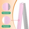 sourcing map 2pcs Folding Straight Ruler 30cm Metric Aluminum Alloy