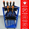 ULIBERMAGNET Magnetic Screwdriver Holder,Magnetic Wrench Holder,Heavy Duty Black Metal Tool