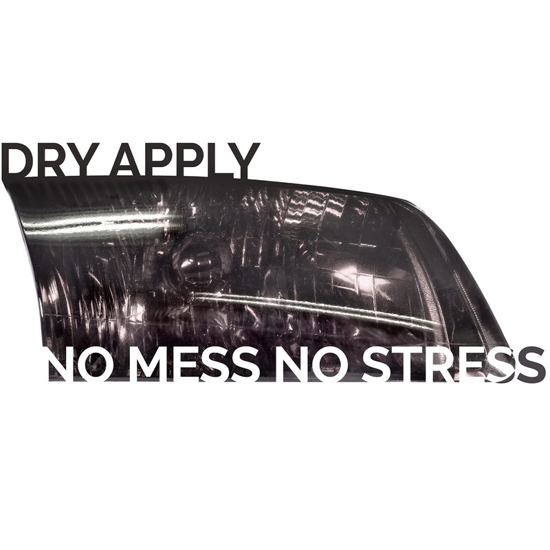 VViViD Air-Tint Headlight/Tail Light Window Tint (Smoke Black, 12" x