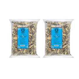 Akshit Organic Holy Basil Tea, Tulsi Loose Leaf Tea, Te De Albahaca, Dried Holy Basil Leaves, Tulsi Basil Tea, Herbal Holy Basil Tea, Non-GMO, Caffeine-Free. 5.2oz.