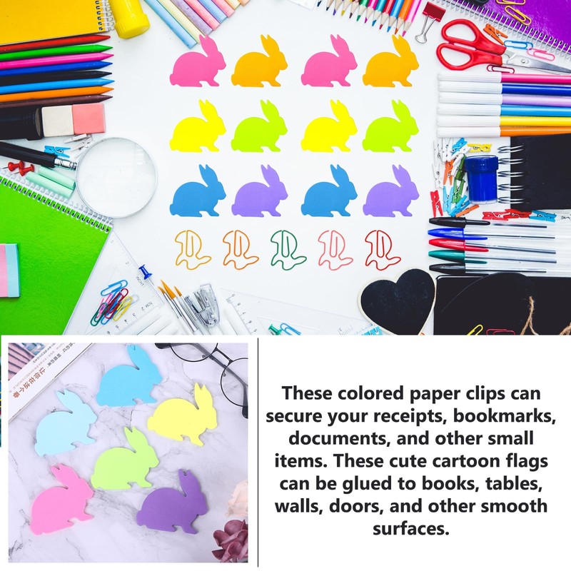Small Animal Sticky Notes, Rabbit Shaped Sticky Notes and Paper
