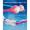 Hurdilen Kids Swim Goggles, Anti-fog and UV Protection with Swimming