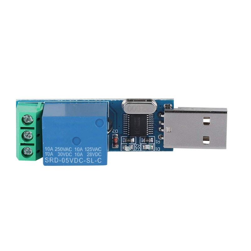 Taidda USB Relay Module, Sturdy Lightweight Lcus1 USB Relay Module