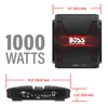 BOSS Audio Systems PT1000 2 Channel Car Amplifier - 1000