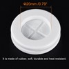 TA-VIGOR 10Pcs Round Rubber Grommets, 25mm Double-Sided Rubber Hole Plug