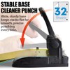 Officemate 90078 Heavy Duty Adjustable 2-3 Hole Punch with Lever