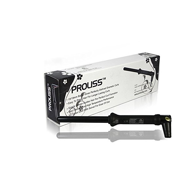PROLISS Twister Curling Iron, Black, 19 mm