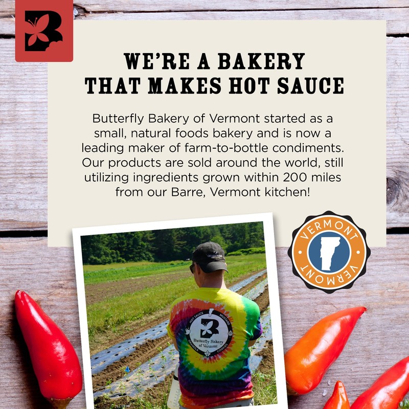 Butterfly Bakery of Vermont - Maple Sugar Shack Sriracha Hot