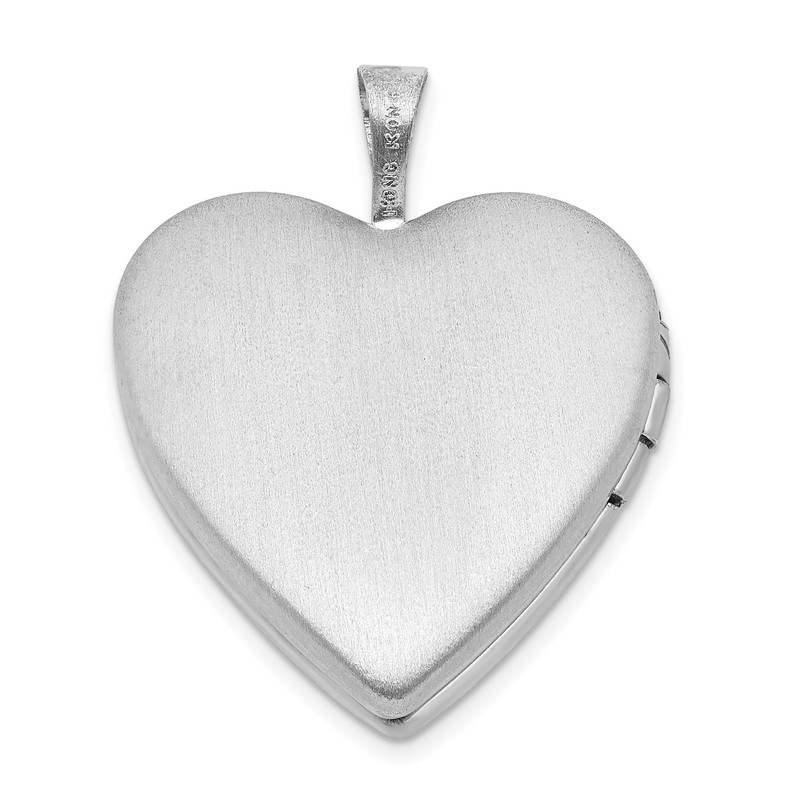 Sterling Silver Heart Locket Necklace with Cross and Mi Bautizo