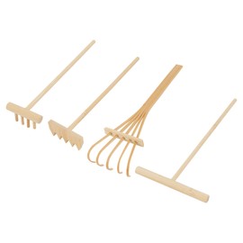 Framendino, 4 Packs Mini Zen Garden Rake Tool, DIY Sand Zen Garden Tools for Office, Zen Garden Tools, Meditation Rock Sand Garden Accessories