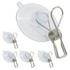 XJKJSX XJKJ 12 Pcs Suction cup clamp plastic circular suction