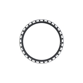 SB Components WS2812B Right Angle RGB LED Ring 24-bit 32 LEDs Circular Ring Light Built-in Color RGB LED Ring Development Board (Pack of 1)