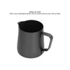 400ml PTFE Pointed Mouth Milk Frothing Jug Stainless Steel Coffee