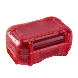 V-MOTA HSA Transparent boxs Ear Bud Earphone Headset Headphone Case Mini Storage Carrying Pouch Bag Waterproof Box Suitcase Carry case (Pink)