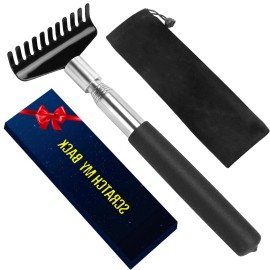 Flanker-L Oversized Portable Extendable Back Scratcher Upgraded Metal Stainless Steel
