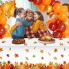 152 Pcs Thanksgiving Fall Balloons Arch Garland Kit Disposable Maple