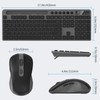 Wireless Keyboard and Mouse Combo, MARVO 2.4G Ergonomic Wireless Computer