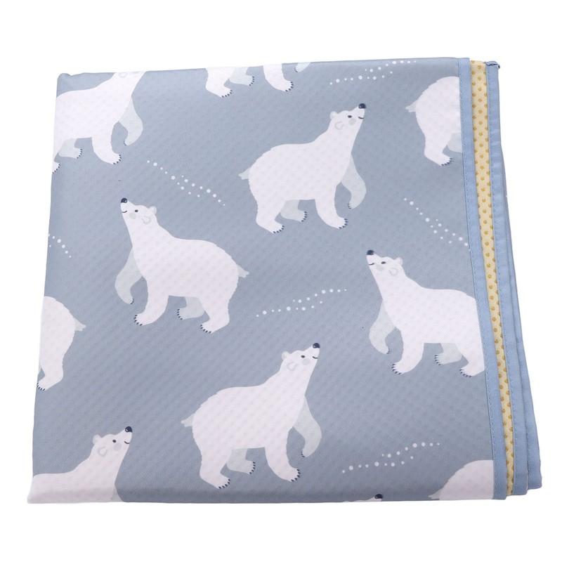 Waterproof Food Spill Mess Mat Portable Cute Cartoon Animal Pattern