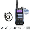 BAOFENG UV-16R Walkie Talkie USB-C 10W with Programming Cable Waterproof