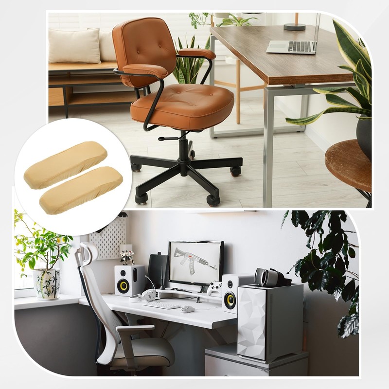 sourcing map Chair Armrest Slipcovers Covers, 32 x 8mm Polyester