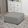 PureFit Super Stretch Form Fit Square Ottoman Cover Rectangle -