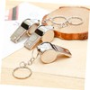 Kisangel 2sets Whistle Sport Basketball Whistle Baseball Metal Emergency Exercising