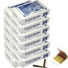 12 Boxes - White Plain Matches Matchbooks Wedding, Anniversary, Birthday,