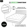 Hometex Premium Textiles Exclusive Fitted Sheet, Maximum Mattress Height: 25