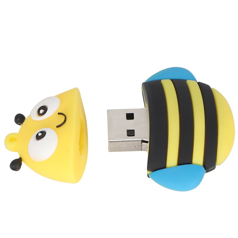USB Flash Drive Optional Storage Bee Shape USB Memory Stick