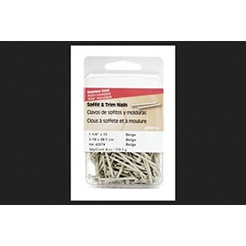 Hillman 1-1/4 in. L Soffit and Trim Stainless Steel Nail Smooth Shank Flat