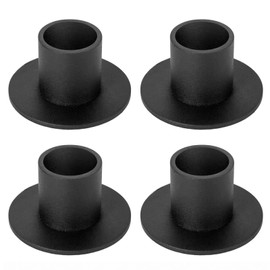 4 Pcs Black Candle Holders Retro Candlestick Holder Farmhouse Decor for Home Wedding Party Anniversary Housewarming Gifts for Women Men
