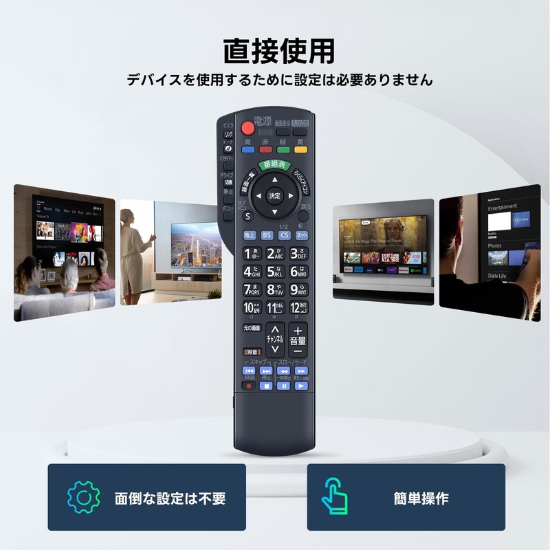 Tv Remote Control N2QAYB000588 for Panasonic Panasonic Remote Control Viera