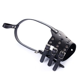 PETCUTE Dog Muzzle Anti-Bite dog mouth guard soft leather dog muzzle allow drinking anti bark muzzle small