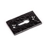 Hammer and Tongs - Rectangular Escutcheon Plate - W30mm x